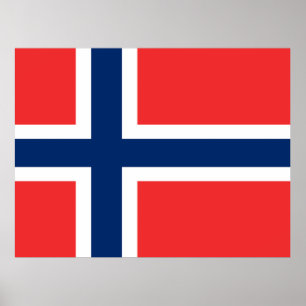 Flagga av Norge Poster