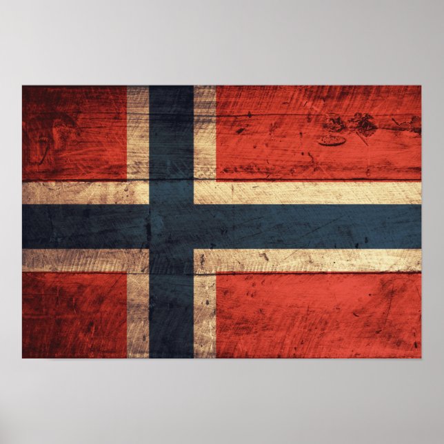 Flagga av Norge Poster (Framsidan)