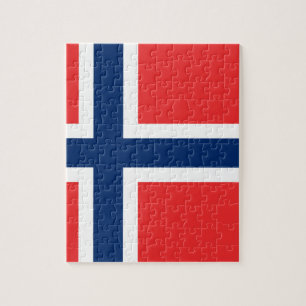 Flagga av Norge Pussel