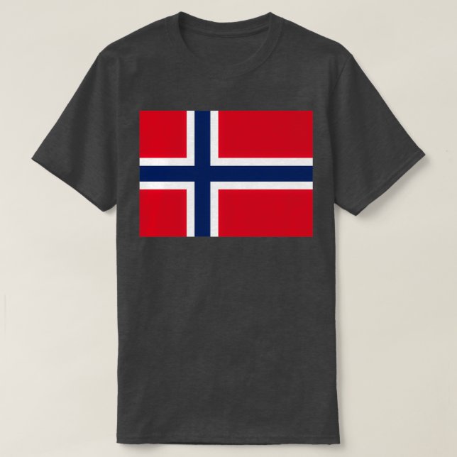 Flagga av Norge T Shirt (Design framsida)