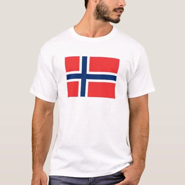 Flagga av Norge T-Shirt (Framsida)