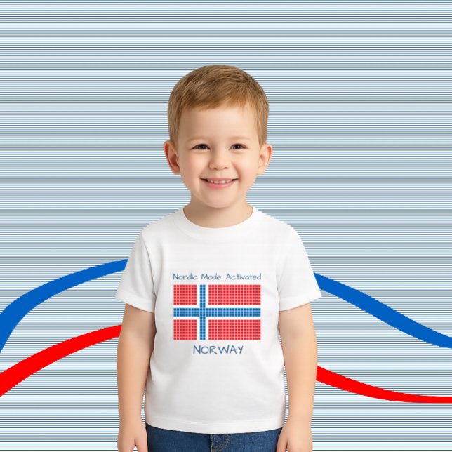 Flagga av Norge T Shirt (Skapare uppladdad)