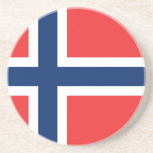 Flagga av Norge Underlägg Sandsten