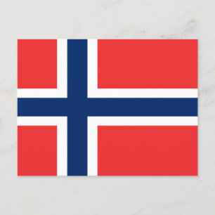 Flagga av Norge Vykort