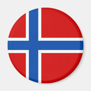 Flagga av norgen magnet