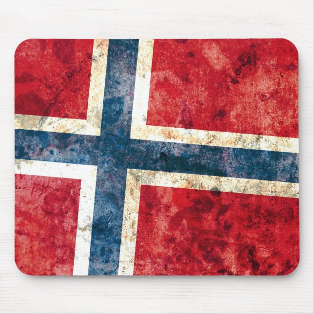 Flagga av norgen musmatta (Framsidan)