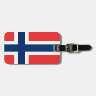 Flagga av norgen - Norges flagg - Det Bagagebricka