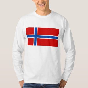 Flagga av norgen t-shirt