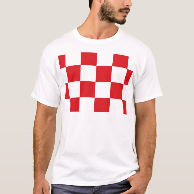 Flagga av norr Brabant Tee Shirt (Framsida)