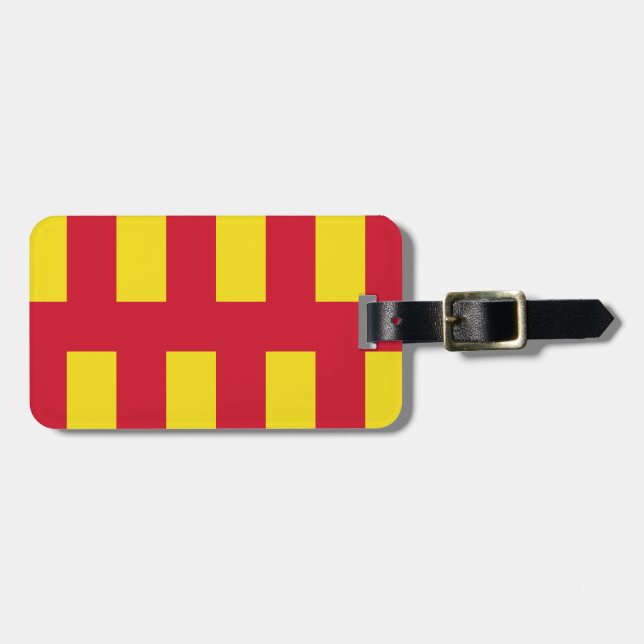 Flagga av Northumberland Bagagebricka (Horisontell Framsida)