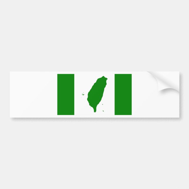 Flagga av oberoende Taiwan - 臺灣獨立運動 - 台灣獨立運動 Bildekal (Framsidan)