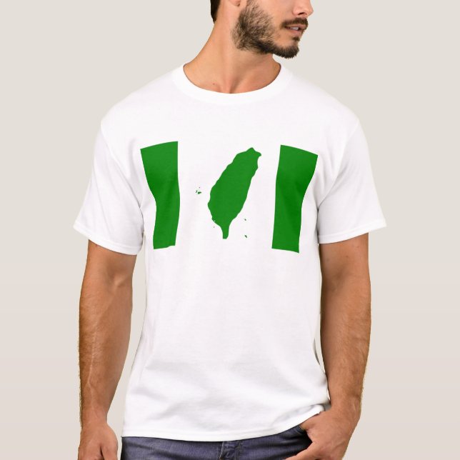 Flagga av oberoende Taiwan - 臺灣獨立運動 - 台灣獨立運動 Tee (Framsida)