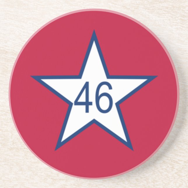 Flagga av Oklahoma Underlägg Sandsten (Framsidan)