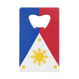 Flagga av öppnaren för Filippinerna Kreditkort Flasköppnare