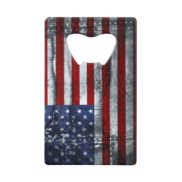 Flagga av öppnaren för United States Kreditkort Flasköppnare