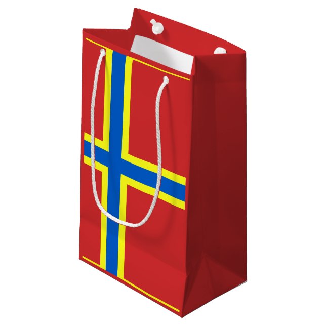 Flagga av Orkney Small Gift Bag (Framsidan Vinklad)