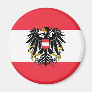 Flagga av Österrike - Flagge Österreichs Magnet