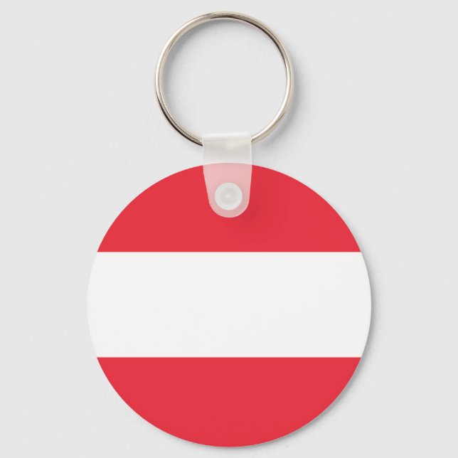 Flagga av Österrikes nyckelkedja Nyckelring (Framsida)