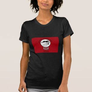 Flagga av östlig Shawnee T-shirt