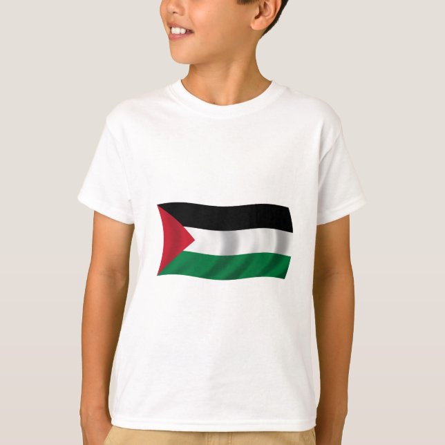 Flagga av Palestina T Shirt (Framsida)
