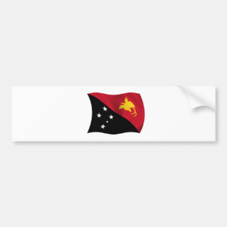 Flagga av Papua Nya Guinea Bildekal