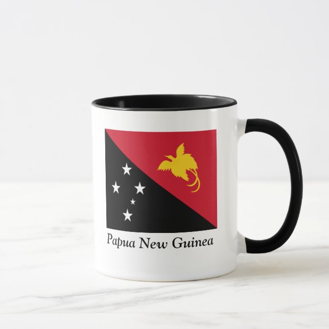 Flagga av Papua Nya Guinea Mugg (Höger)