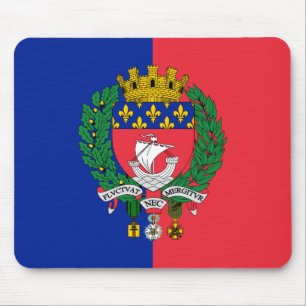 Flagga av Paris, Frankrike Musmatta