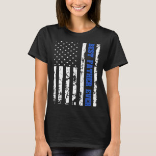 Flagga av patriotiska parters bästa Far någonsin i T Shirt