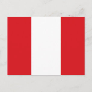 Flagga av Perus vykort