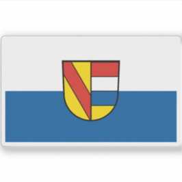 Flagga av Pforzheim, Tyskland Klistermärken