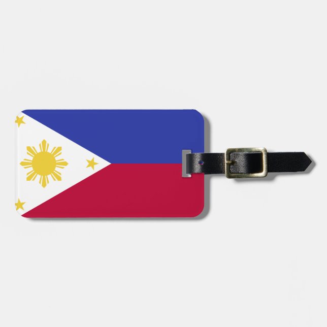 Flagga av Phillipines Bagagebricka (Horisontell Framsida)