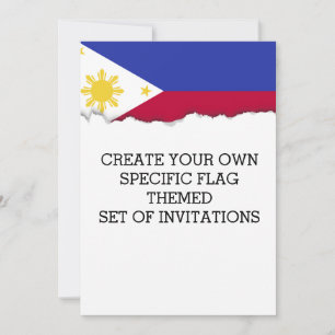 Flagga av Phillipines Inbjudningar