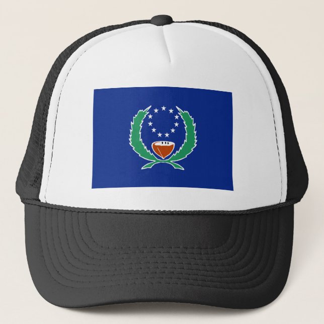 Flagga av Pohnpei Truckerkeps (Framsida)