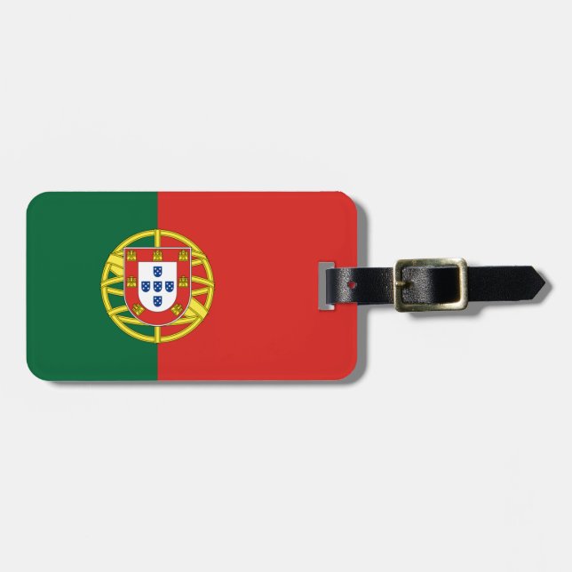 Flagga av Portugal Bagagebricka (Horisontell Framsida)