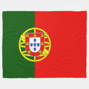 Flagga av Portugal Bandeira De Portugal Fleecefilt