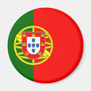 Flagga av Portugal (Bandeira de Portugal) Magnet