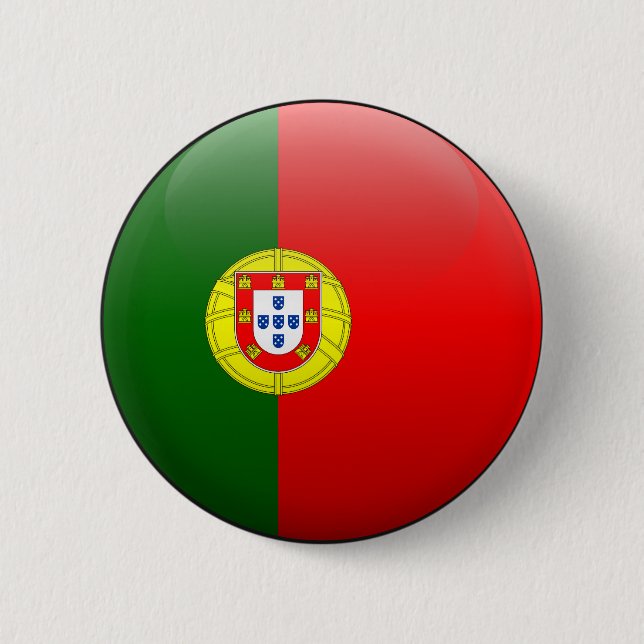 Flagga av Portugal Knapp (Framsida)