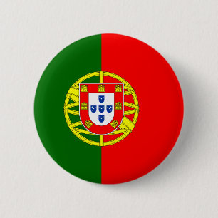 Flagga av Portugal knäppas Knapp
