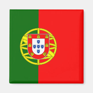 Flagga av Portugal Magnet (Square)