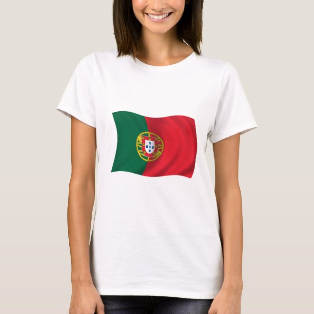 Flagga av Portugal T-shirt (Framsida)