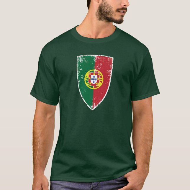 Flagga av Portugal Tee (Framsida)