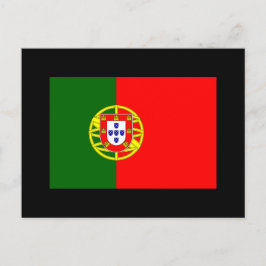 Flagga av Portugals vykort