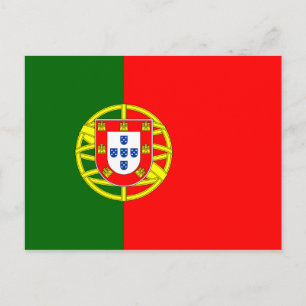Flagga av Portugals vykort