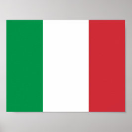 Flagga av Poster Italien