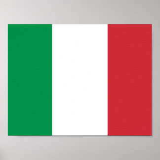 Flagga av Poster Italien