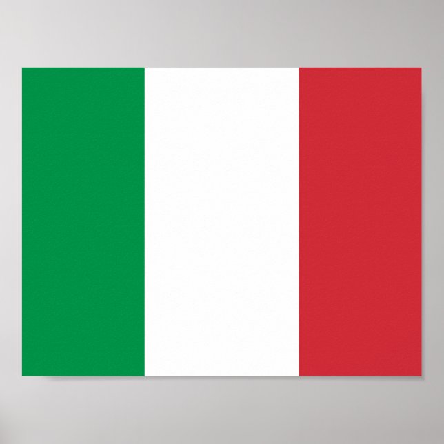 Flagga av Poster Italien (Framsidan)