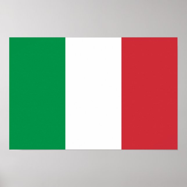 Flagga av Poster Italien (Framsidan)