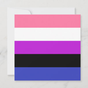 Flagga av Pride av genderfluid