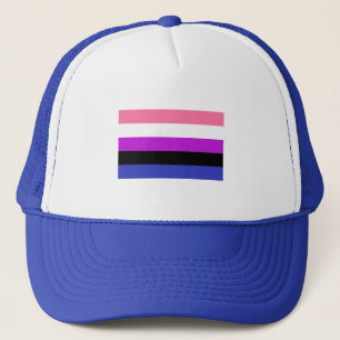Flagga av Pride av genderfluid Keps