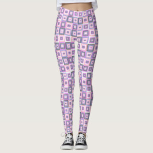 Flagga av Pride av könsceller Modern Art Lila Blue Leggings